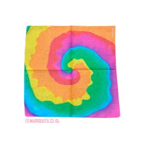 Pañoleta Arcoiris Multicolor Acuarela