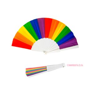 Abanico Arcoiris Vertical Blanco