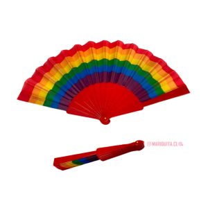 Abanico Arcoiris Horizontal Rojo