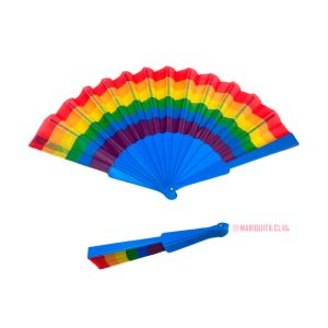 Abanico Arcoiris Horizontal Celeste