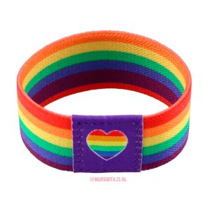 Pulsera Elasticada Arcoiris