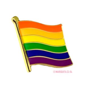 Pin Bandera LGBTIQA+ Media