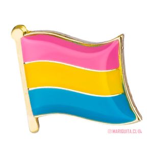 Pin Bandera Pansexual Ondulada