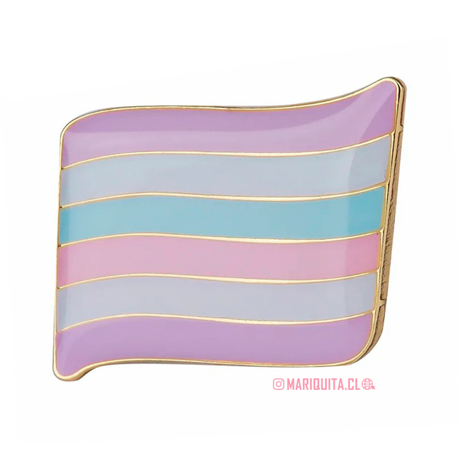 Pin Bandera Bigénero Ondulada