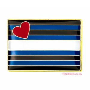 Pin Bandera Leather