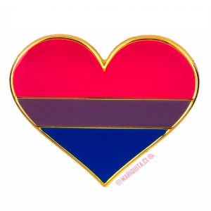 Pin Corazón Bisexual