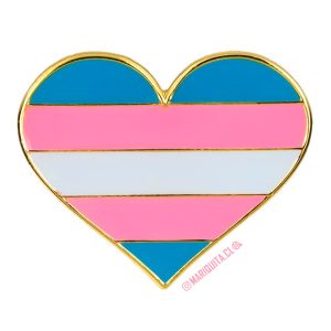 Pin Corazón Trans