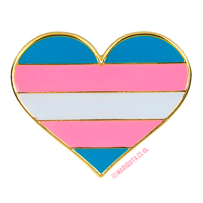 Pin Corazón Trans