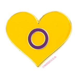 Pin Corazón Intersexual