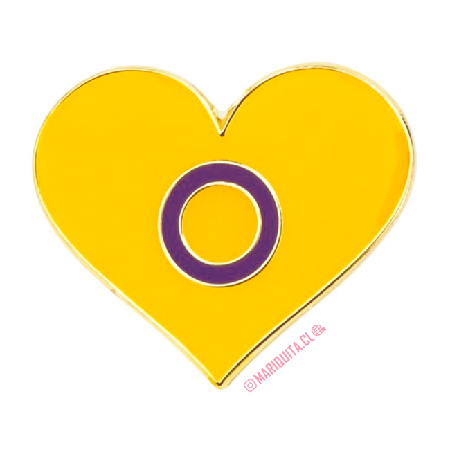 Pin Corazón Intersexual