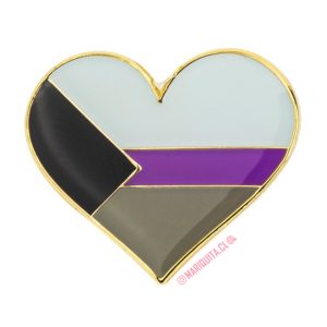 Pin Corazón Demisexual