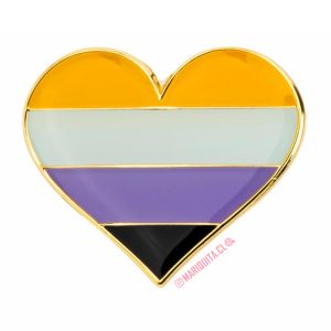 Pin Corazón No Binarie