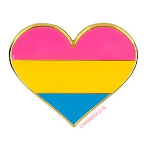 Pin Corazón Pansexual