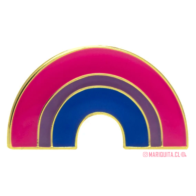 Pin Arcoiris Bisexual