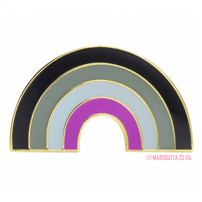 Pin Arcoiris Asexual