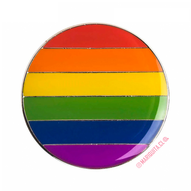 Pin Círculo Arcoiris