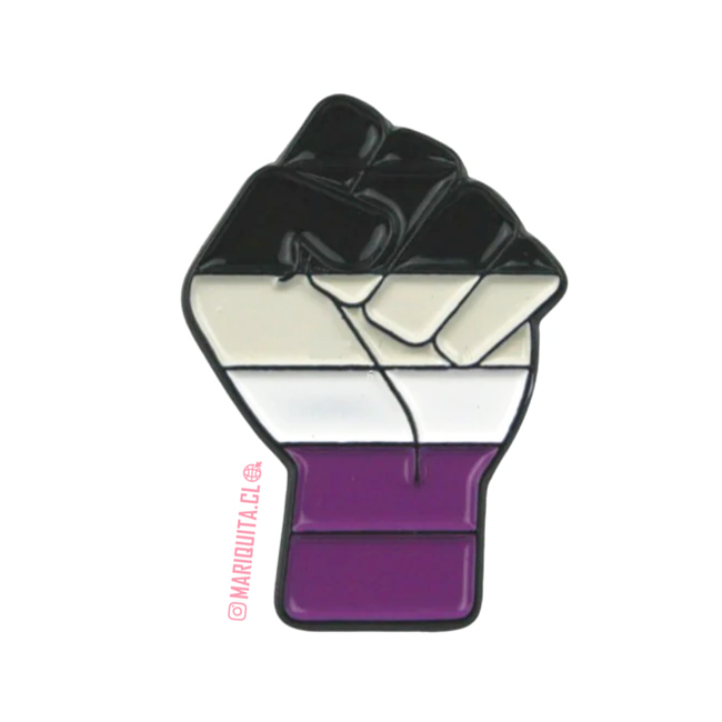 Pin Puño Asexual