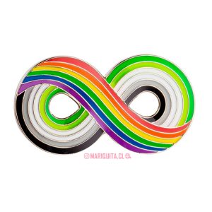Pin Neurodiv Arcoiris-Arromantico