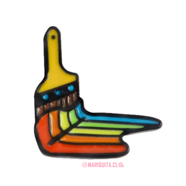 Pin Brocha de Colores