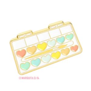 Pin Paleta Acuarela