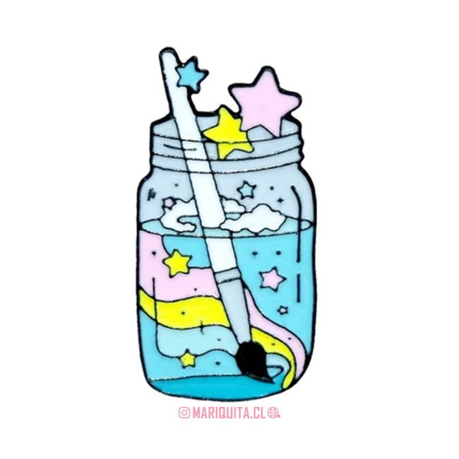 Pin Vaso y Pincel