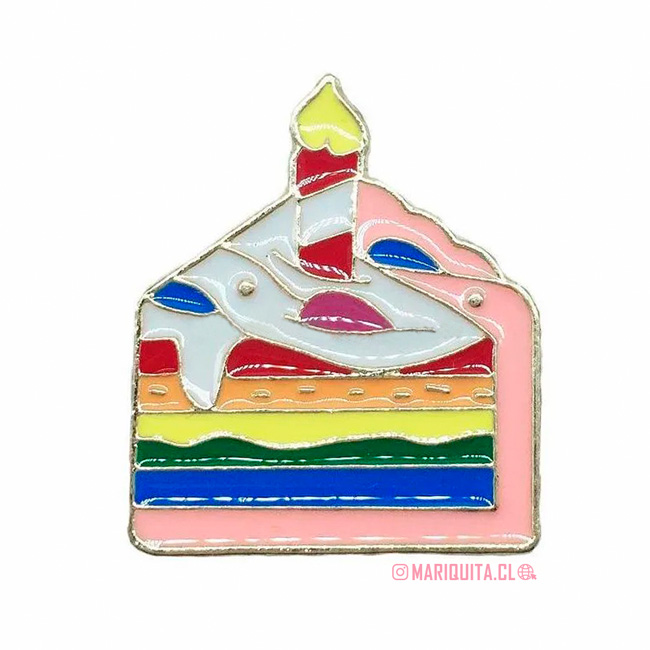 Pin Torta Arcoiris