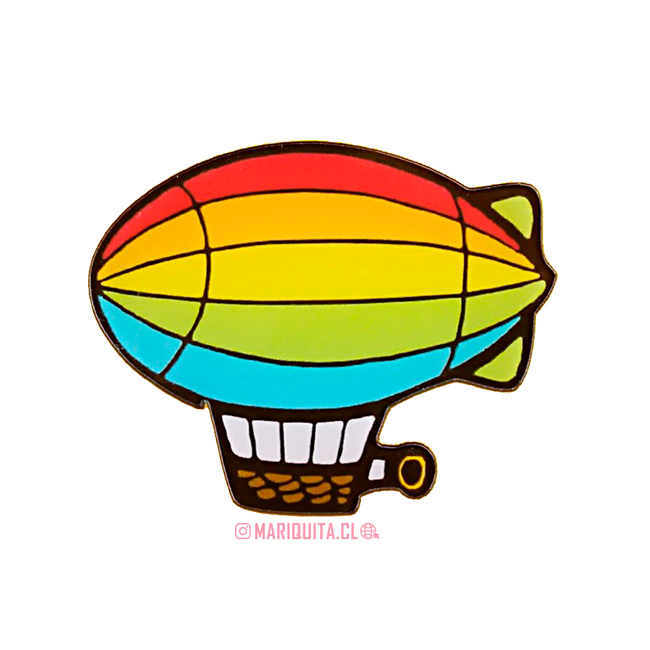 Prendedor Zeppelin Acrílico