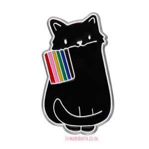 Pin Gatín Negro