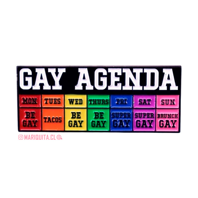 Pin Gay Agenda