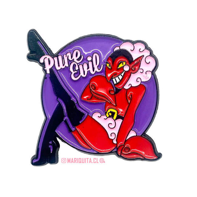 Pin Him Pure Devil