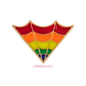 Pin Telaraña Arcoiris