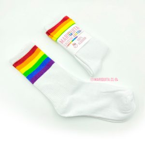 Calcetas Pride Blancas