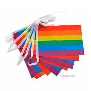 Banderines Guirnalda Arcoiris