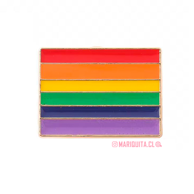 Pin Bandera LGBTIQA+ Mediana