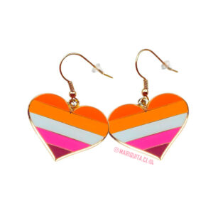 Aros Corazón Lésbico
