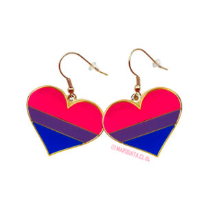 Aros Corazón Bisexual