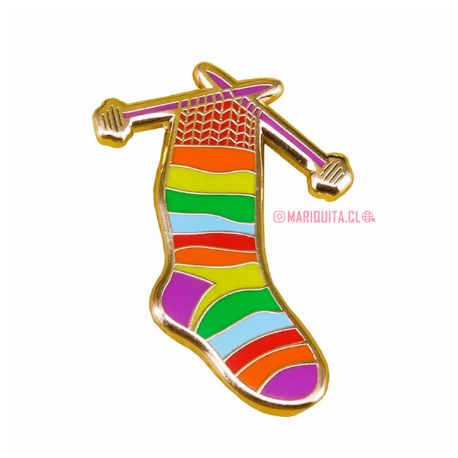 Pin Calceta Tejida