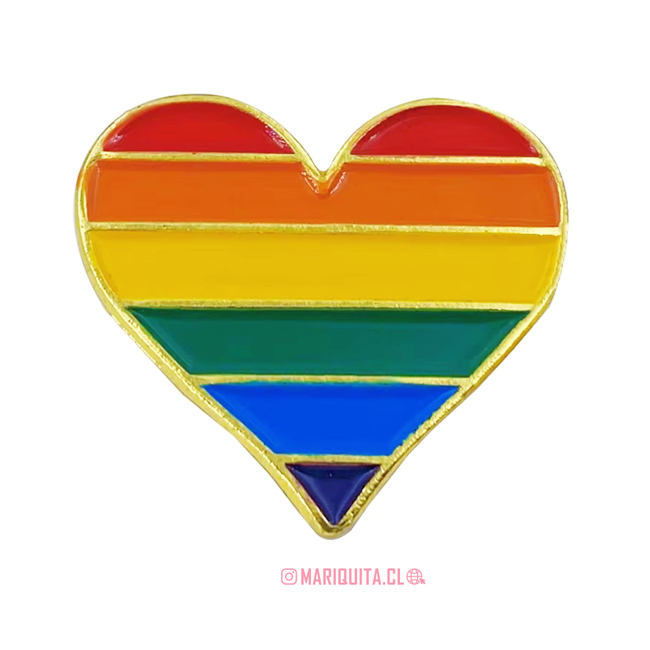 PIN CORAZÓN LGBT CLÁSICO