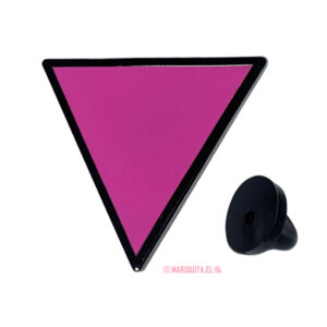 PIN TRIÁNGULO ROSA