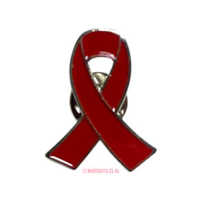 PIN LAZO ROJO APOYO AL VIH
