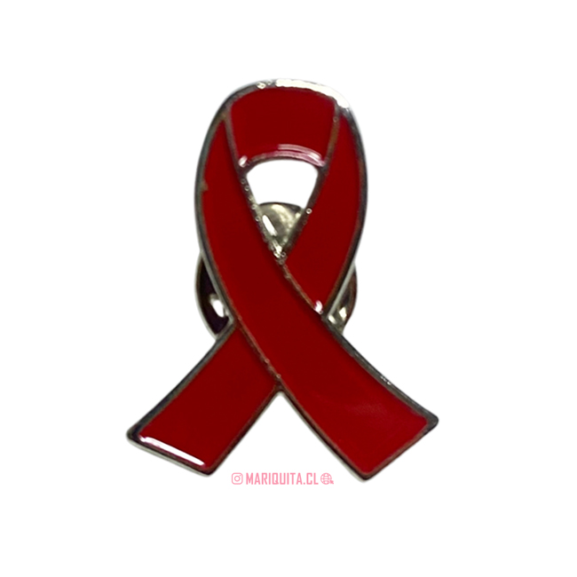 PIN LAZO ROJO APOYO AL VIH